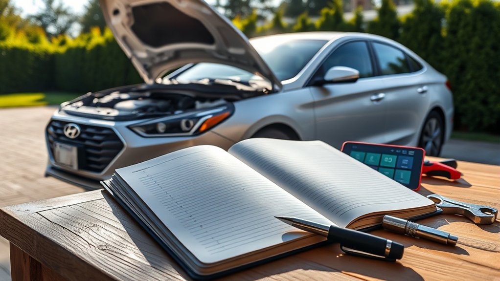 hyundai sonata maintenance log