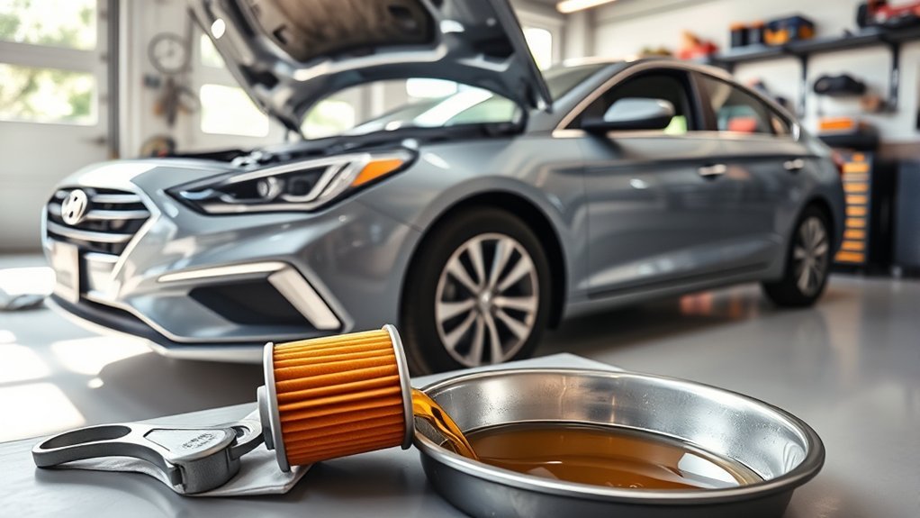 hyundai sonata oil change