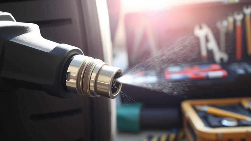 identifying tire inflator leaks