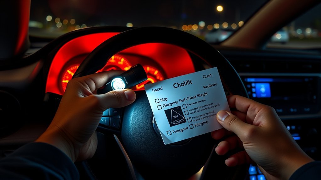 immediate warning light checklist