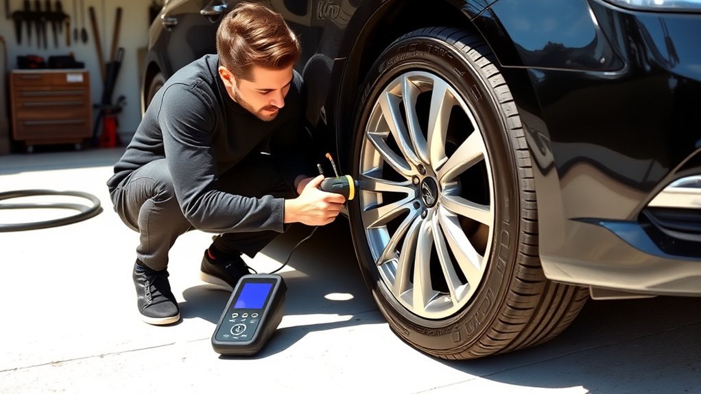 inflate tires safely at home