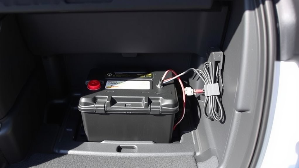 inspect 12 v battery connections