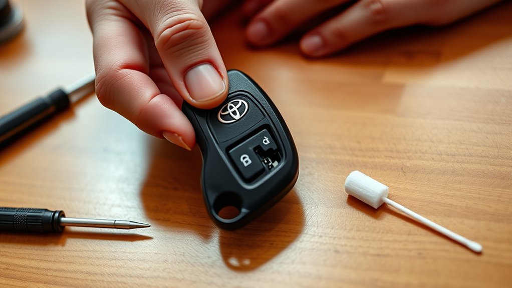 inspect and clean contacts