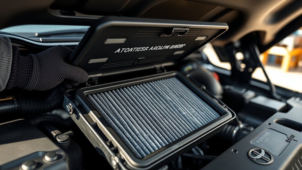 inspect and replace air filter