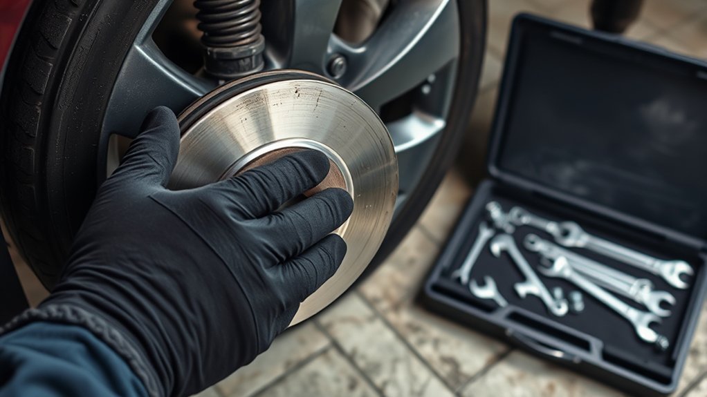 inspect and replace rotors