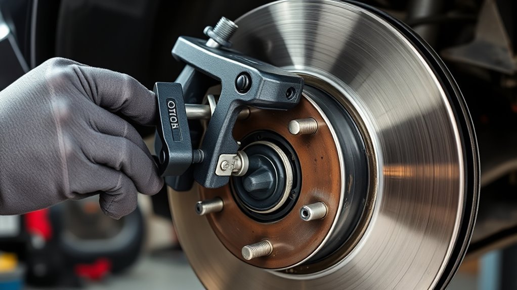 inspect calipers for binding