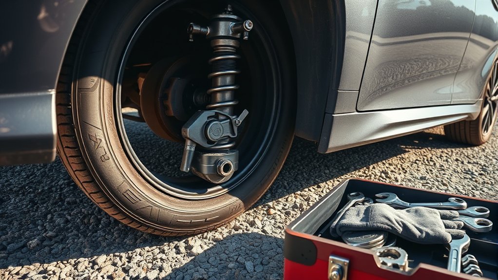 inspect control arm bushings