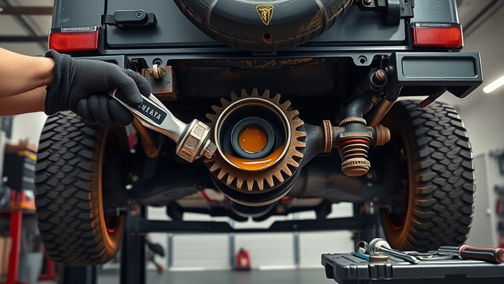 inspect differential fluid regularly