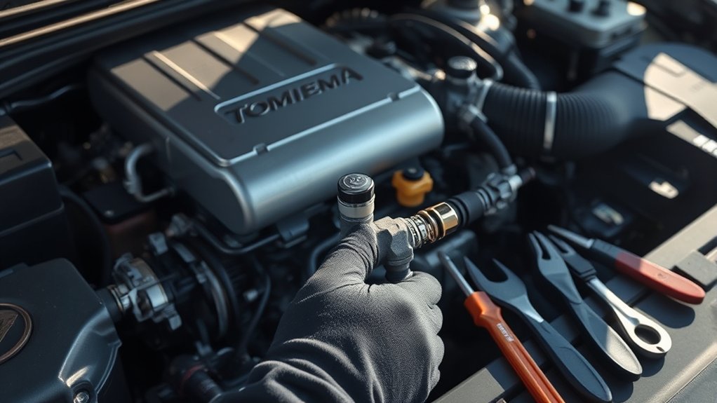 inspect evap system components