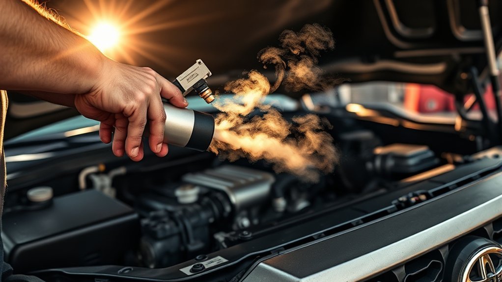 inspect for air leaks