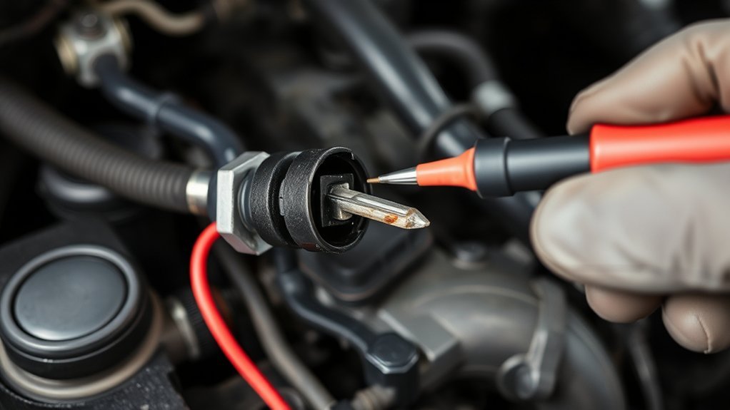 inspect fuel sensor wiring