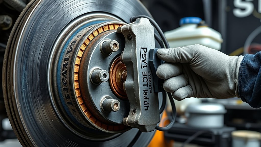 inspect hydraulic brake components