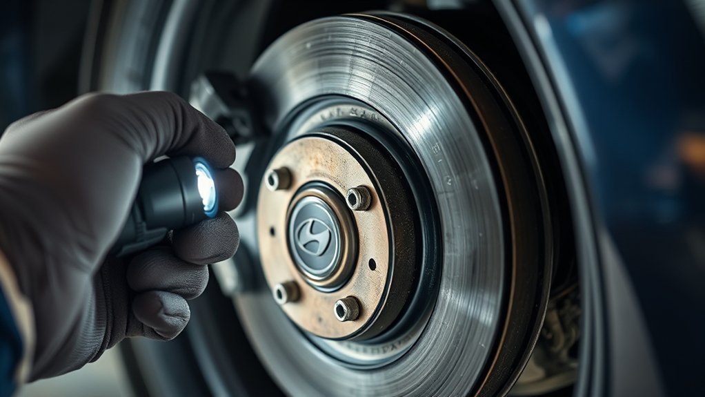 inspect hyundai sonata brakes