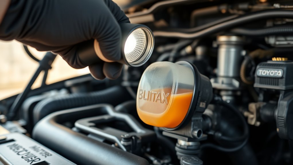 inspect land cruiser brake fluid