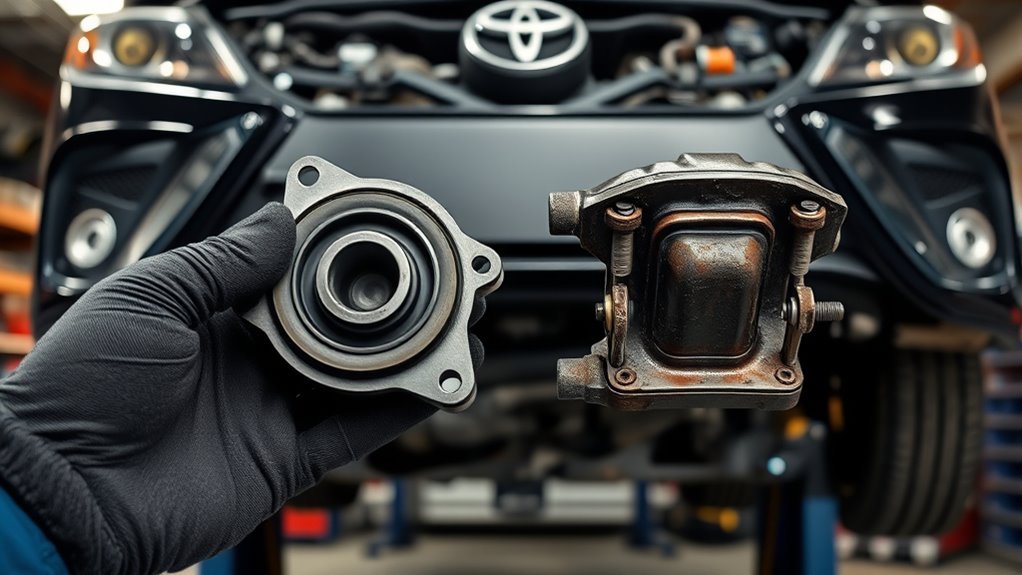 inspect mounts for failure