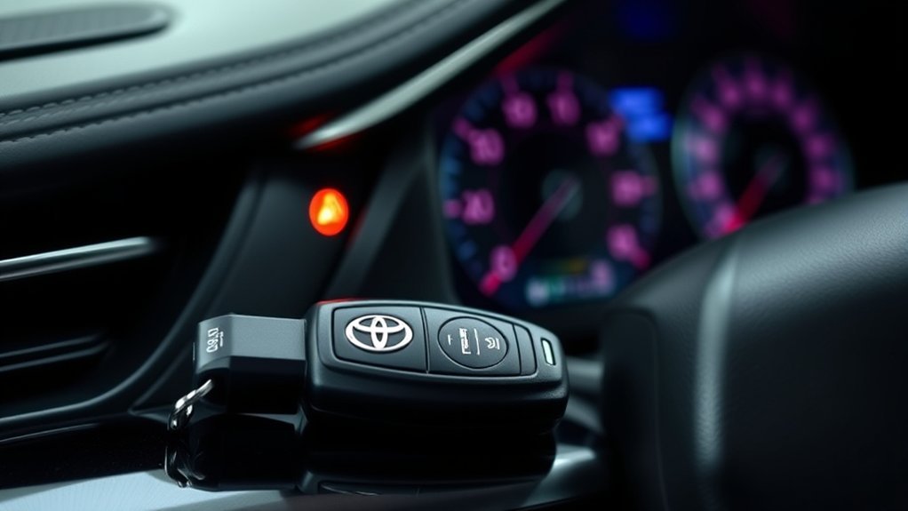 inspect toyota key transponder