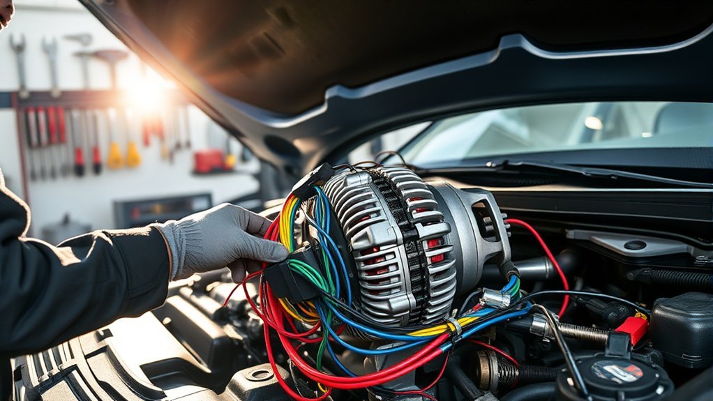 inspect wiring for faults