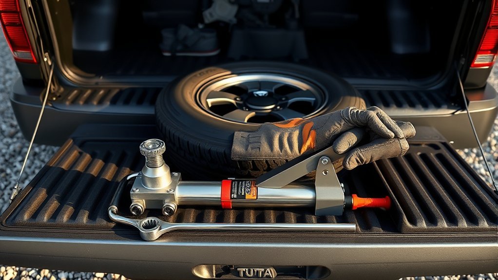 jack and spare tire usage