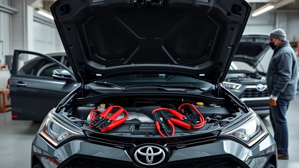jump start toyota rav4 safely
