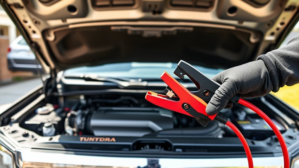 jump start tundra hybrid battery