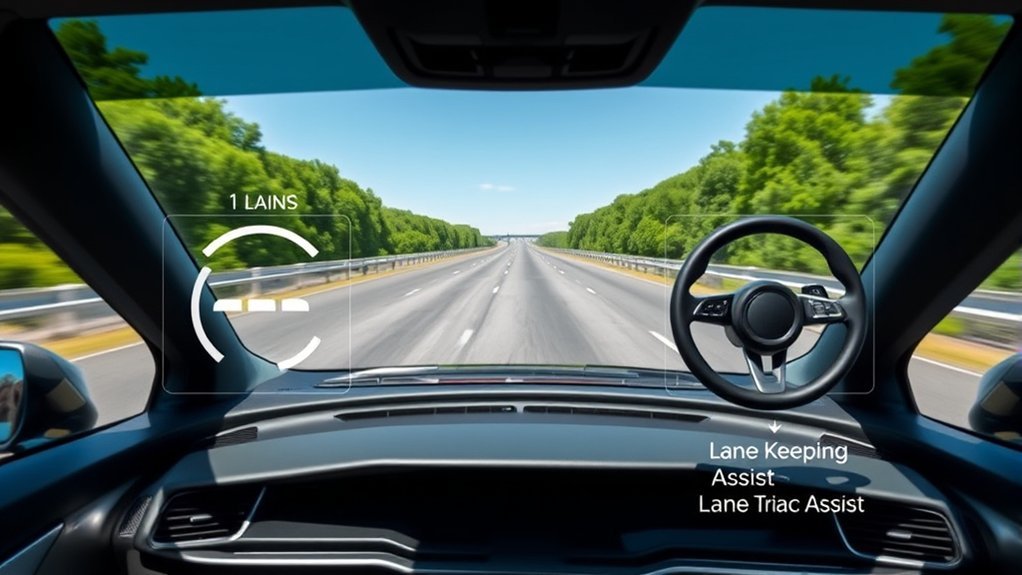 lane detection and correction