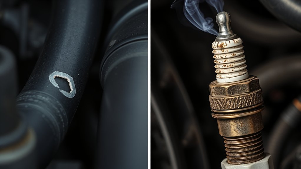 leak detection vs engine misfire