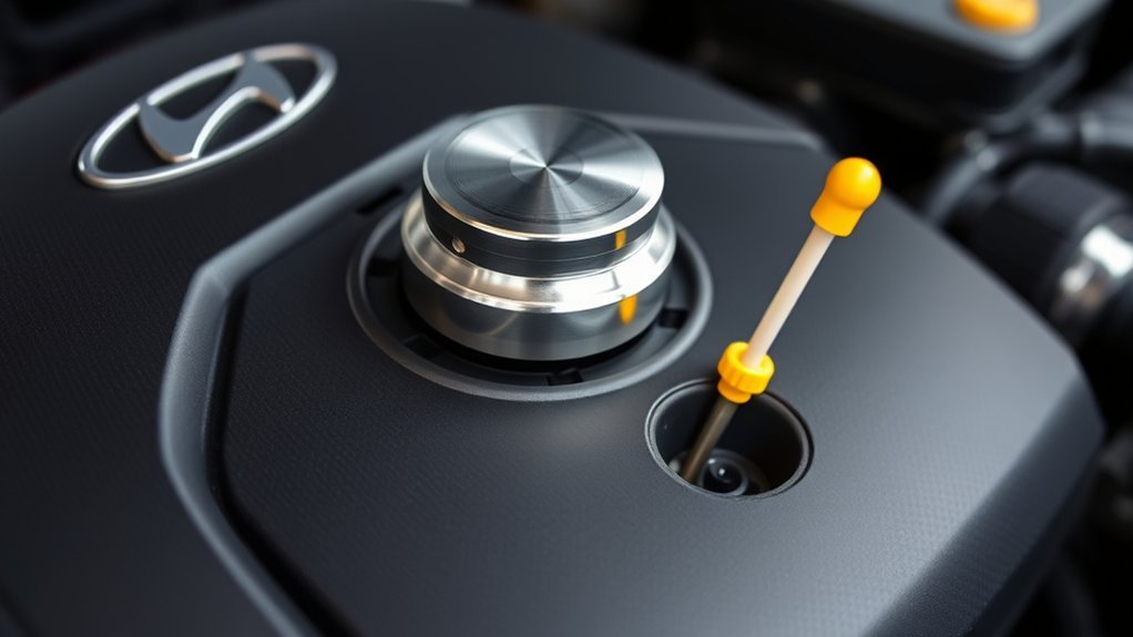 locate oil cap dipstick