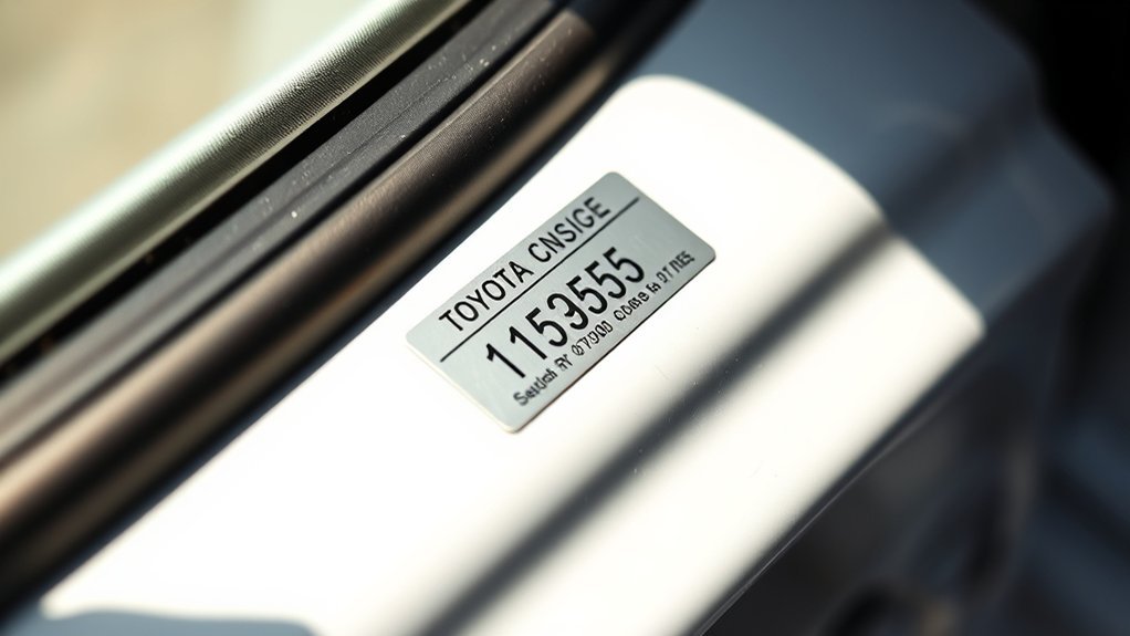 locate toyota paint code