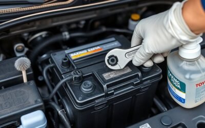 maintain clean battery terminals