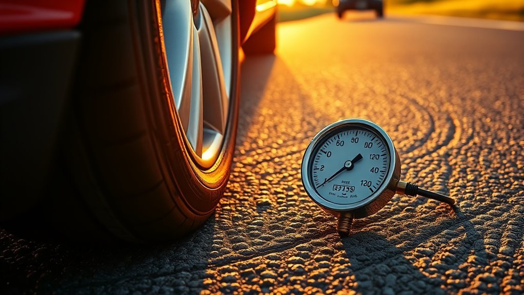 maintain proper tire pressure