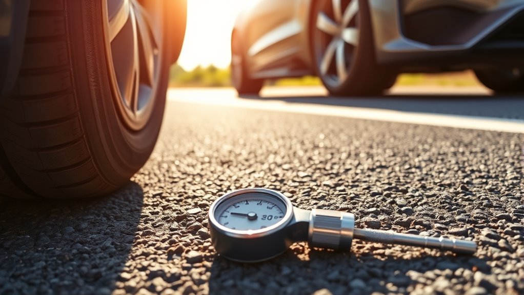 maintain proper tire pressure