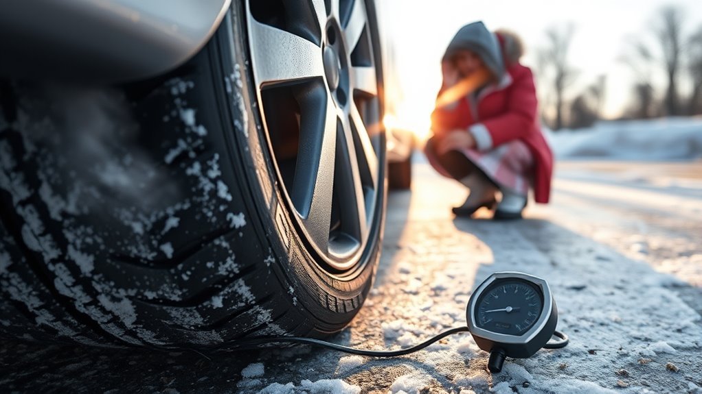 maintain proper tire pressure