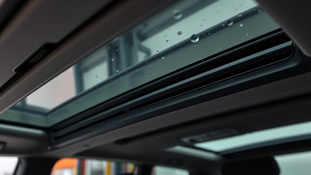 maintain sunroof lubrication regularly