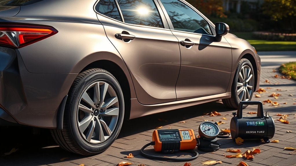 maintain tire pressure regularly