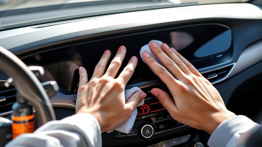maintain touchscreen clarity regularly