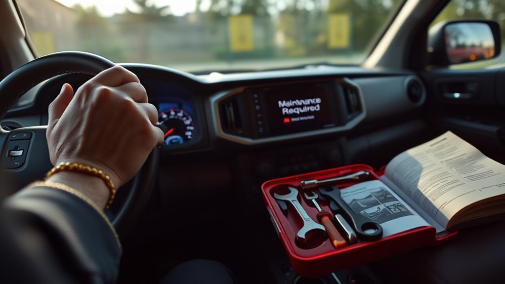 maintenance light troubleshooting steps