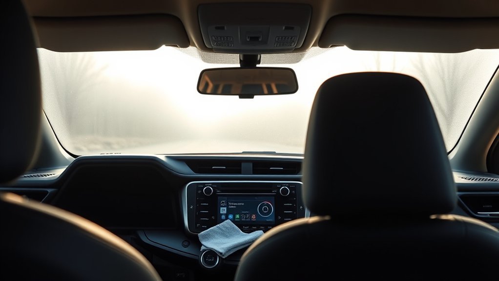 manage humidity to prevent fog