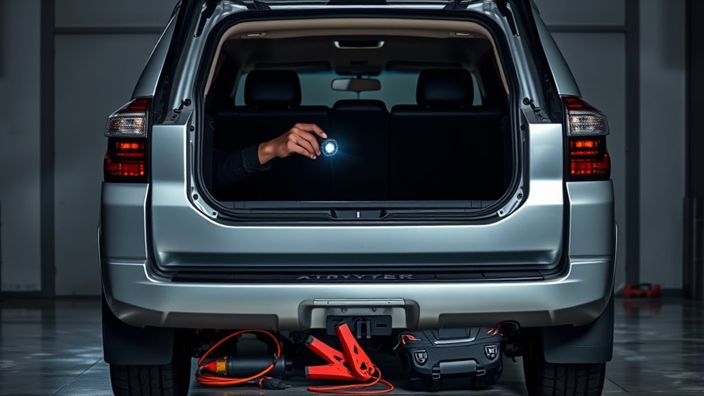 manual liftgate release method