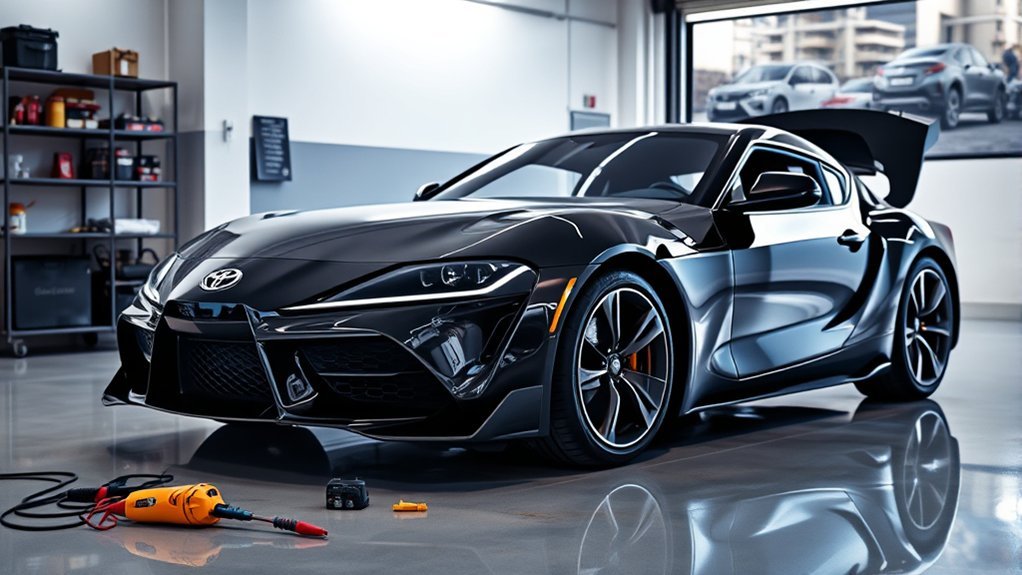 Toyota Supra battery maintenance and storage practices