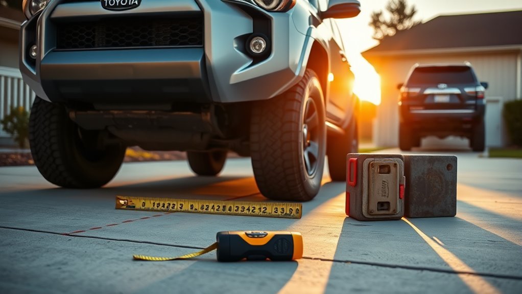 measure 4runner s approach departure