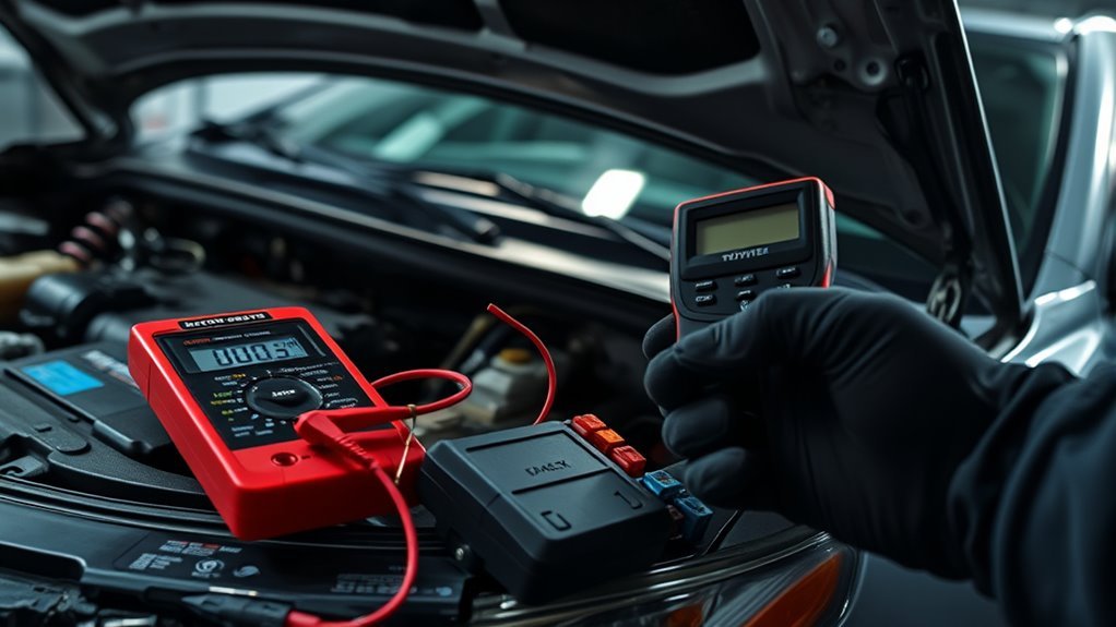 measure parasitic battery draw