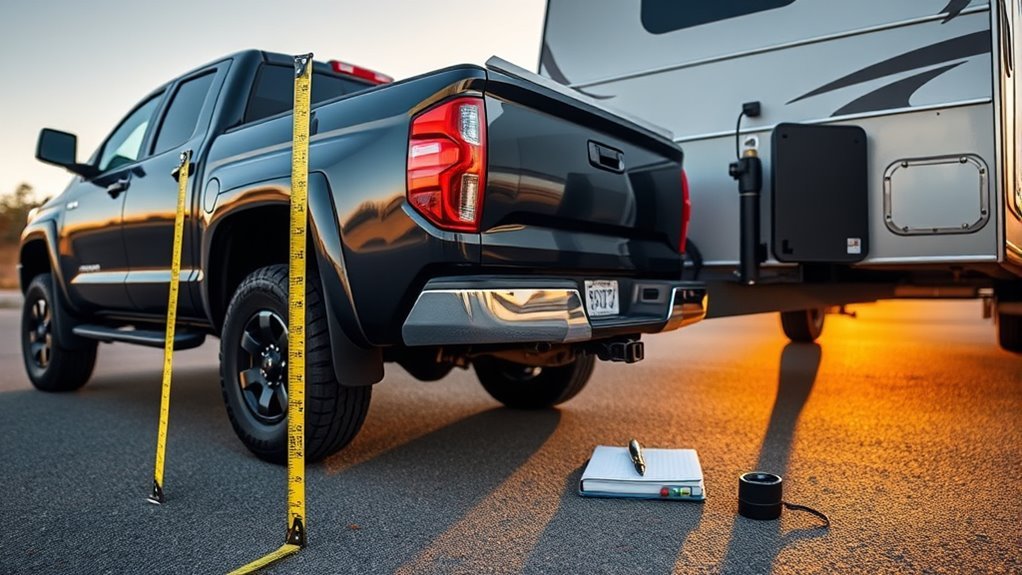 measure truck and trailer heights