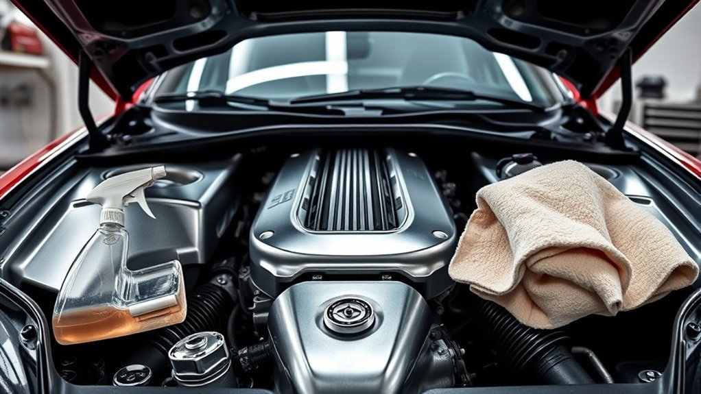 methodical engine bay cleaning