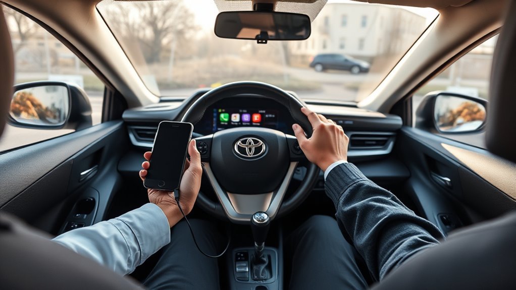 minimize distractions while driving