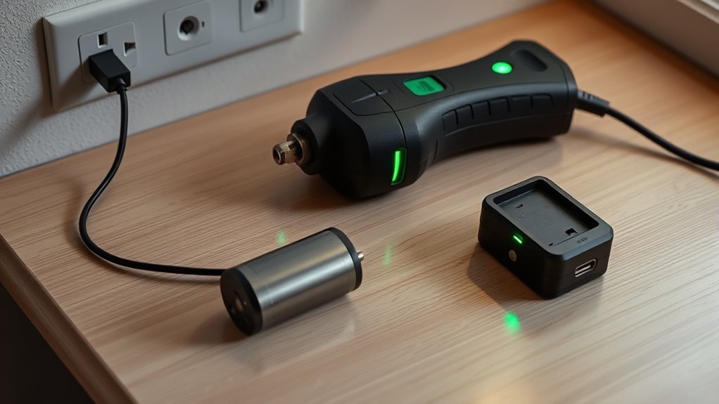 monitor battery charging status