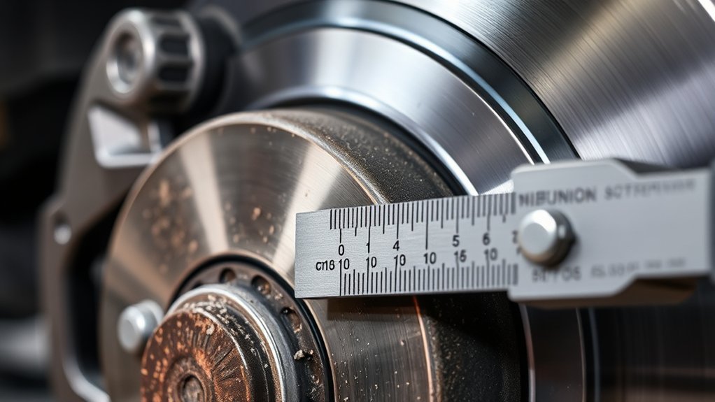 monitor brake pad thickness