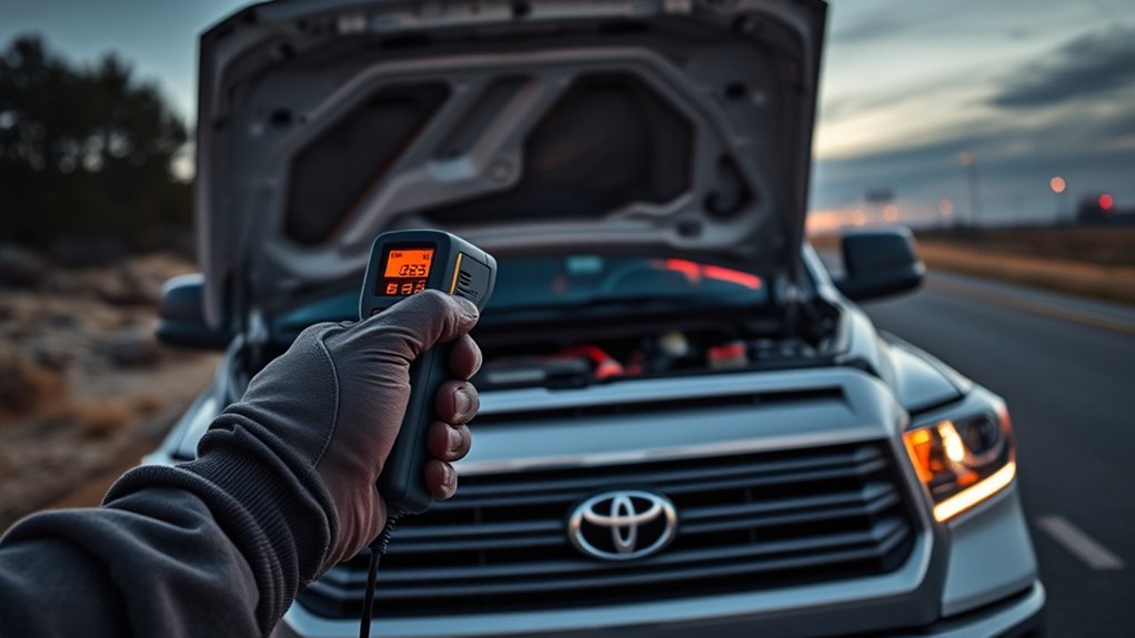 monitor coolant and temperature