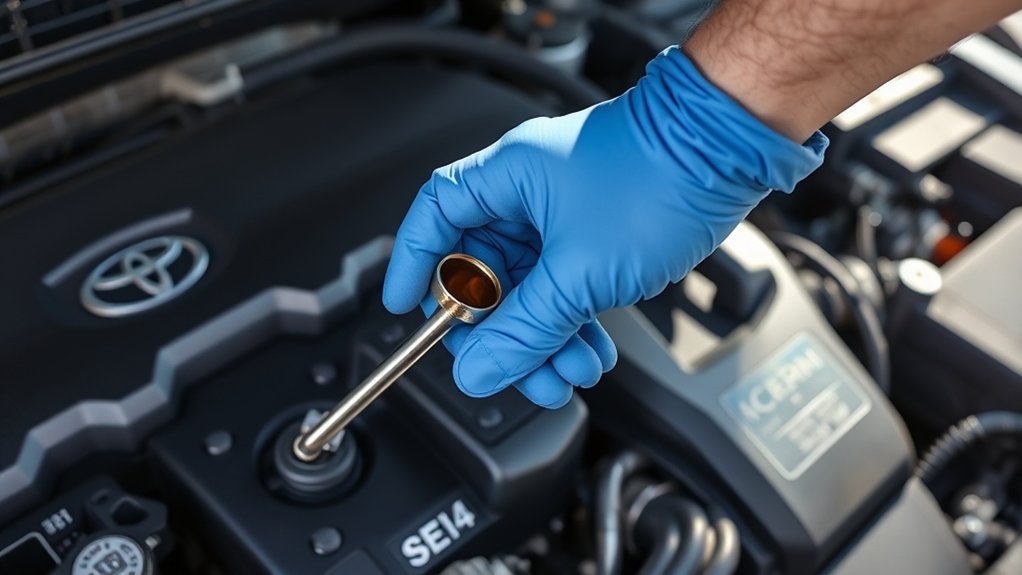 monitor oil level regularly