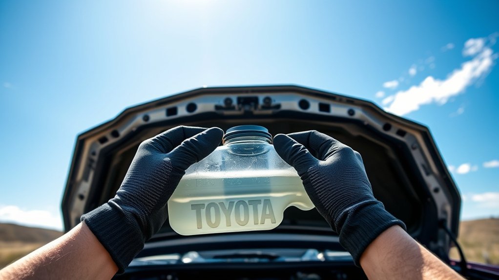 monitor tacoma coolant levels