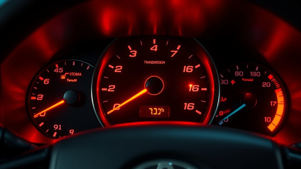 monitor transmission temperature warning